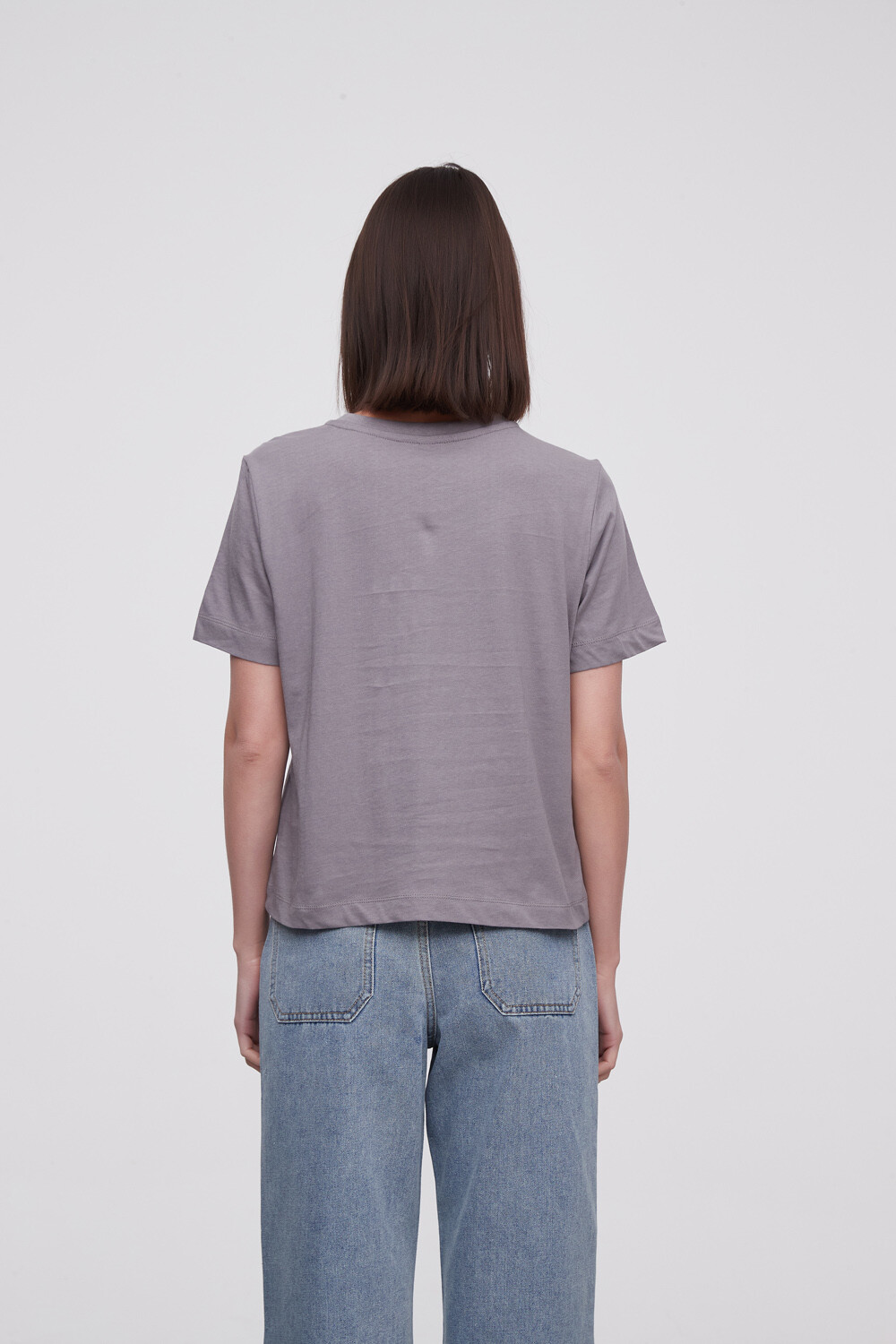 Remera Nontuela Gris Medio