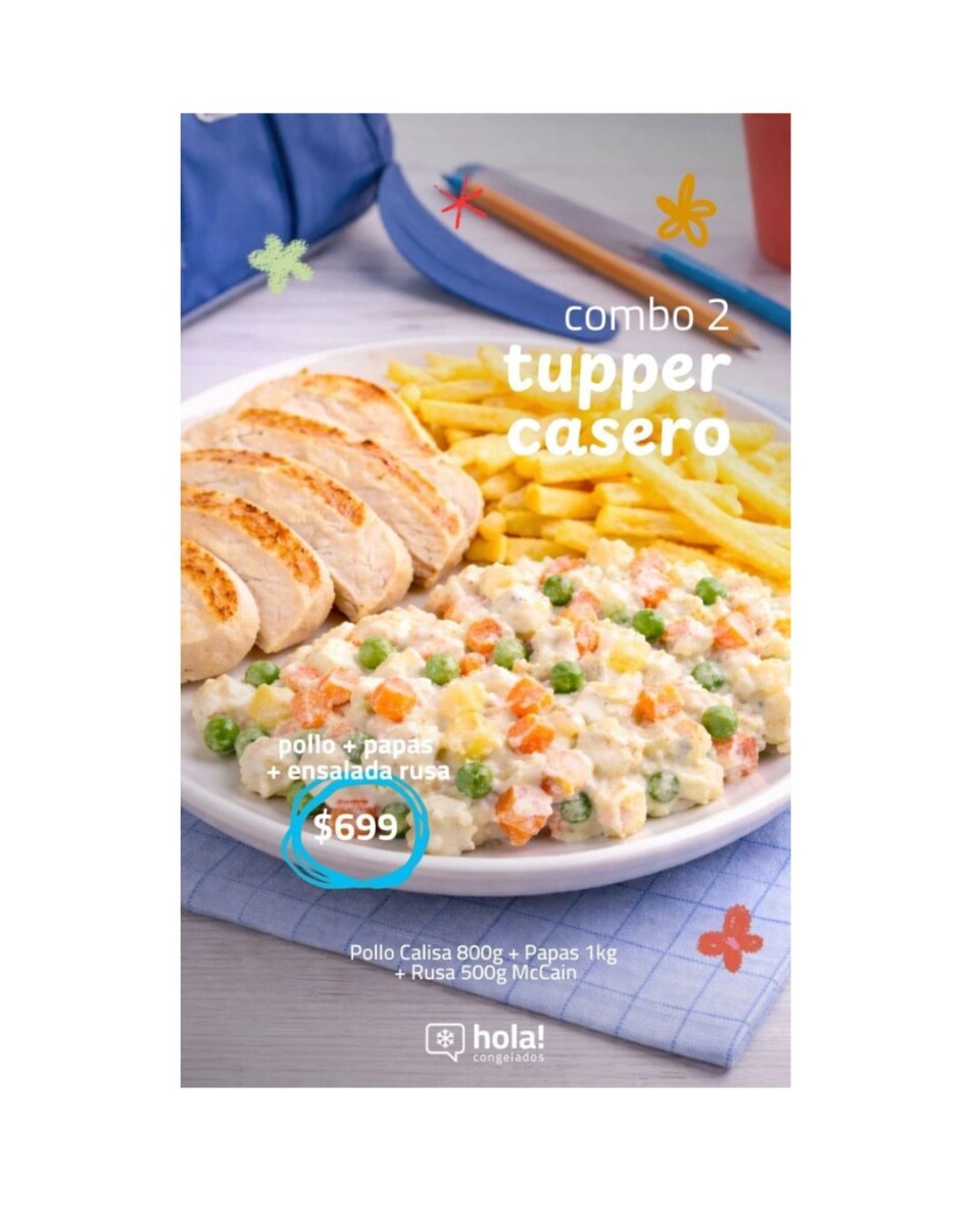 VUELTA A CLASES - PACK TUPPER FÁCIL - RINDE HASTA 4 COMIDAS ADULTO 