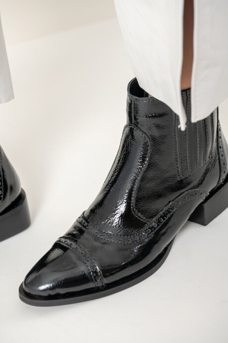 Bota turin Charol negro