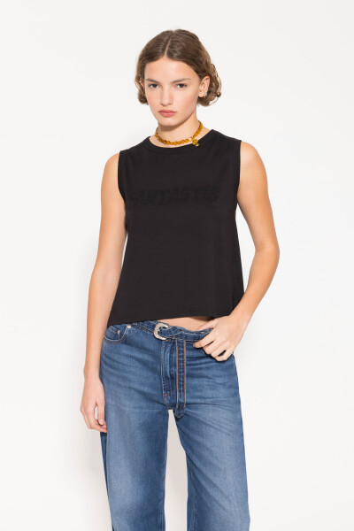 MUSCULOSA FANTASTI Negro