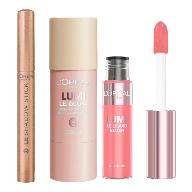 Pack Loreal Sombra en barra + Iluminador + Rubor Tono 625 Pack Loreal Sombra en barra + Iluminador + Rubor Tono 625