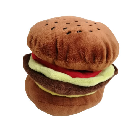 Juguete mascota fast food hamburguesa