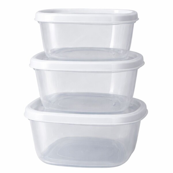 TUPPER FOOD CONTAINE SET x3 TUPPER FOOD CONTAINE SET x3