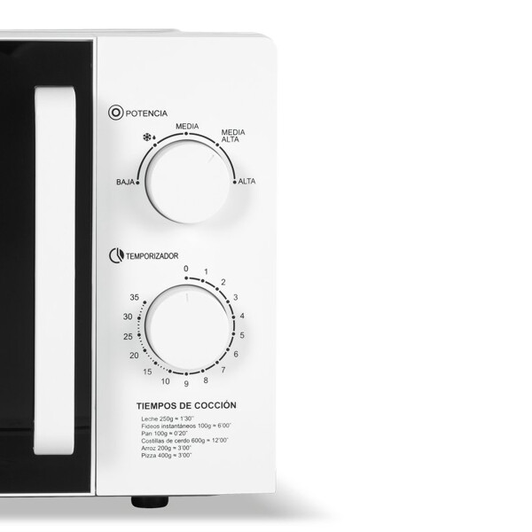 Microondas Smartlife Sl-mw020m MICROONDAS SMARTLIFE 20L MANUAL BLANCO