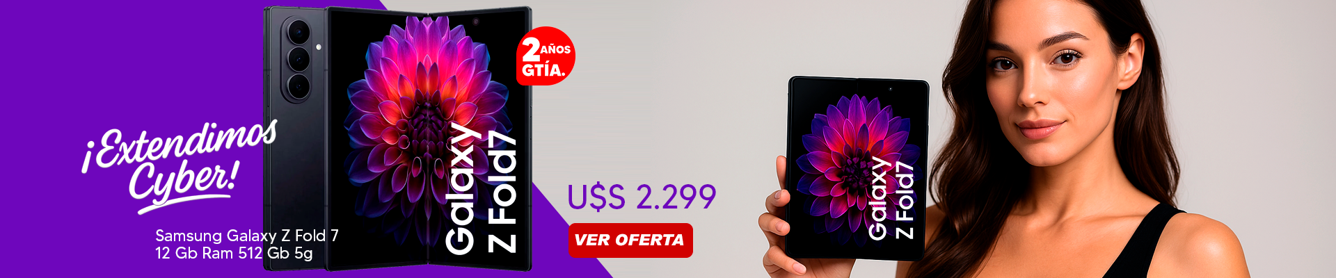 Oferta Samsung Galaxy Z Fold 7 12 Gb Ram 512 Gb 5g