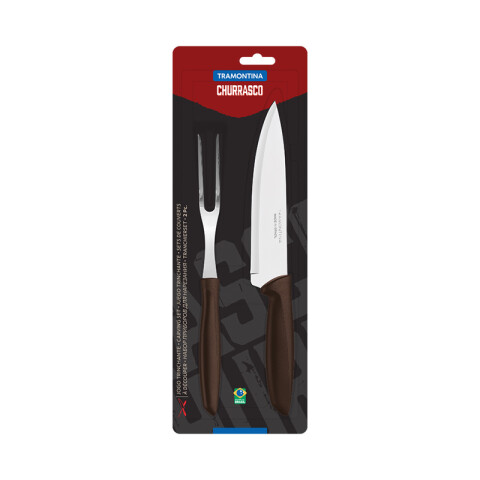 Juego de cuchillo y trinchante "PLENUS-CHURRASCO" TN9738