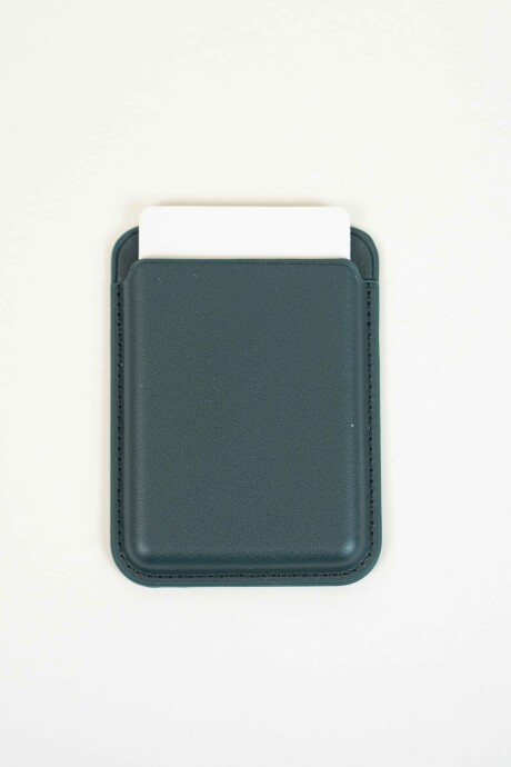 Porta Tarjeta Pocket Verde Oscuro