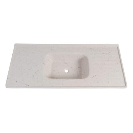 MESADA MARMOLINA 1.20 MT CON VALVULA PLASTICA - VETEADO BEIGE MESADA MARMOLINA 1.20 MT CON VALVULA PLASTICA - VETEADO BEIGE