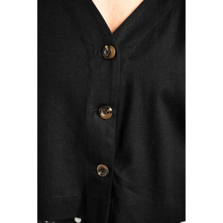 Camisa Crop Negro