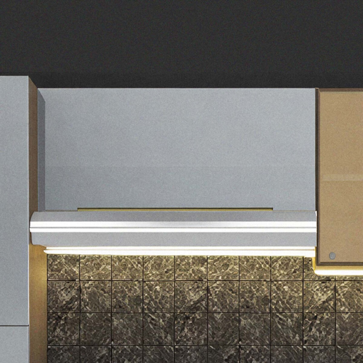 AEREO - 80 CM MDP-Y-VIDRIO GRIS LUX 