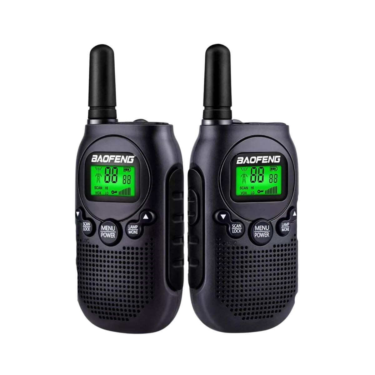 Handy Walkie Talkie (Woki Toki) Radio Intercomunicador Baofeng x2 Unidades para Niños 