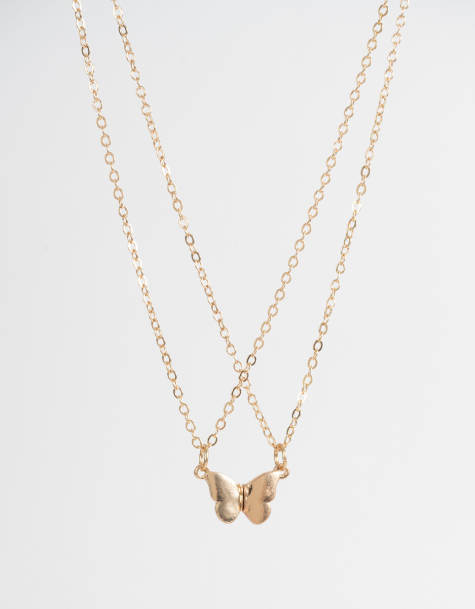 Set De Collares Para Compartir De Mariposas 