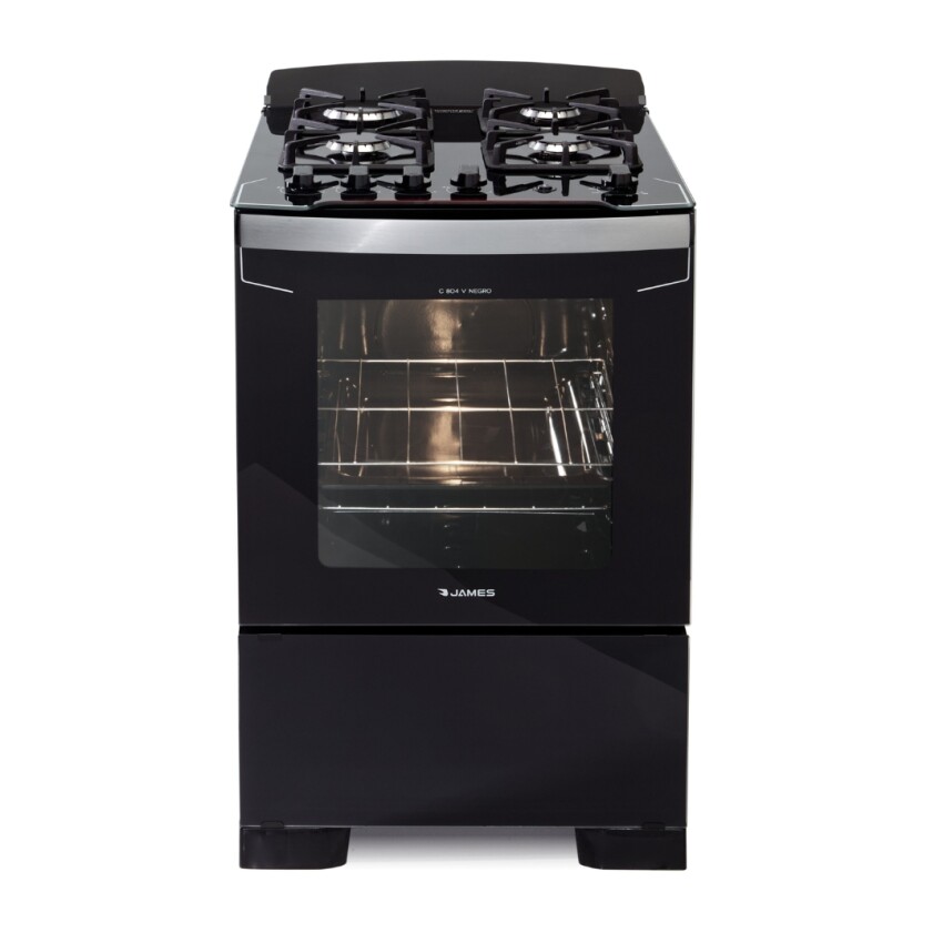 Cocina James 4H C 804 negra Cocina James 4H C 804 negra