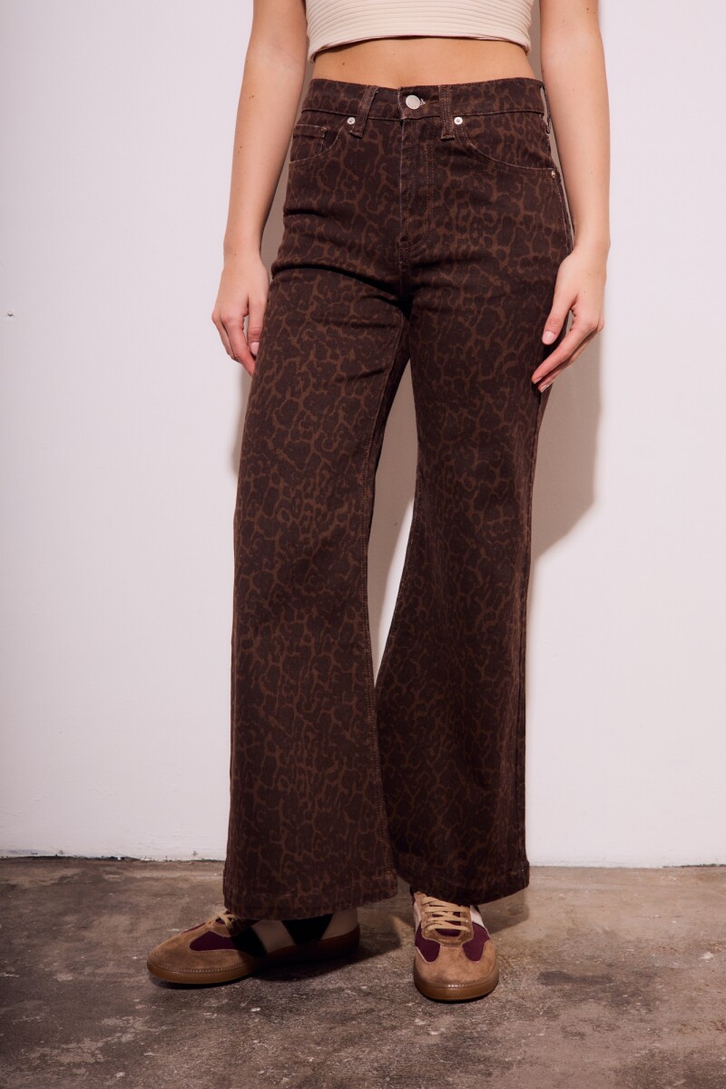 Jean Print Animal Print