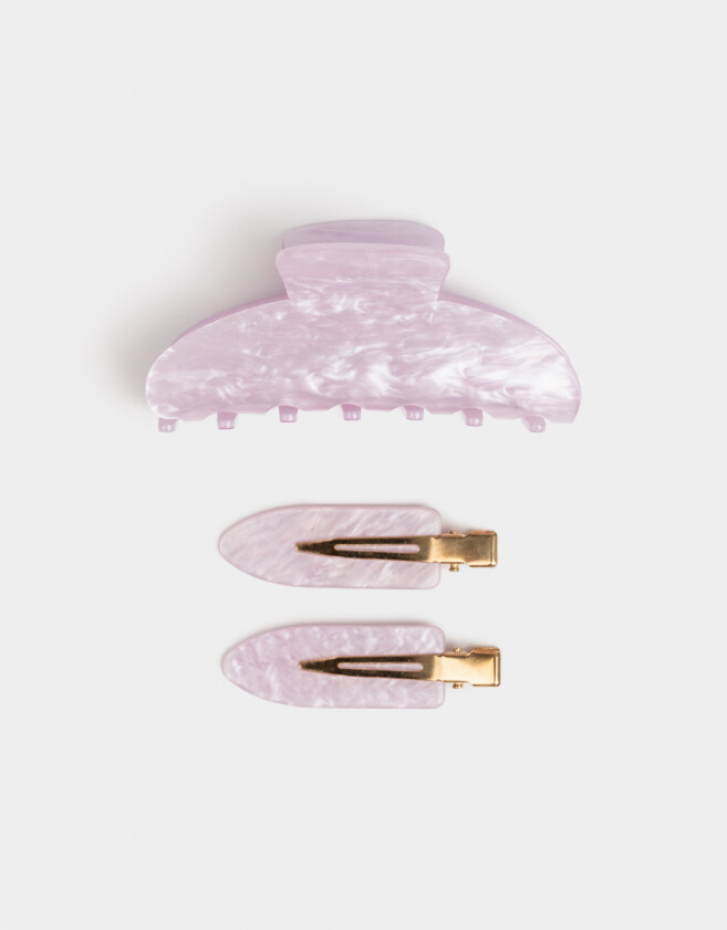 Accesorios Pelo Set Hair Care Set De Accesorios De Pelo - Violeta Lila