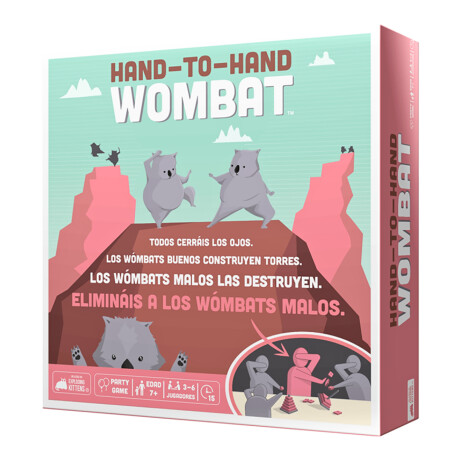 Exploding Kittens - Juego de Mesa Hand To Hand Wombat - +7 Años. 3 - 6 Jugadores. Idioma Español. 001