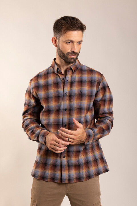 CAMISA ENNIS POLANCO Ladrillo