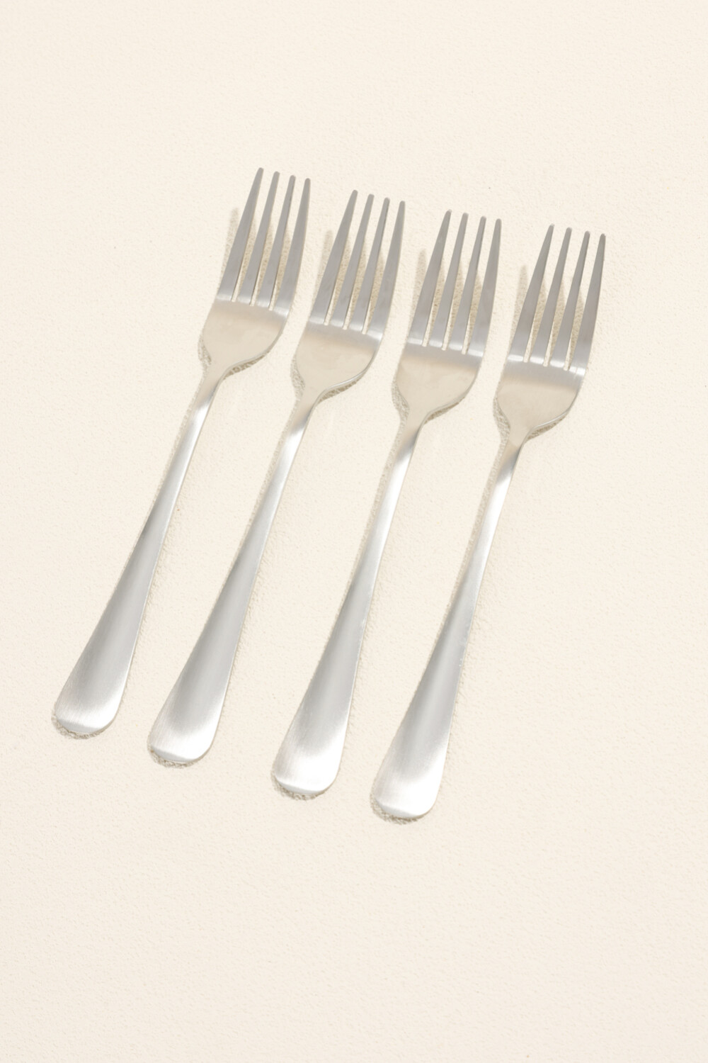 Tenedor Olivo Set 4 Un. Plateado Color Unico