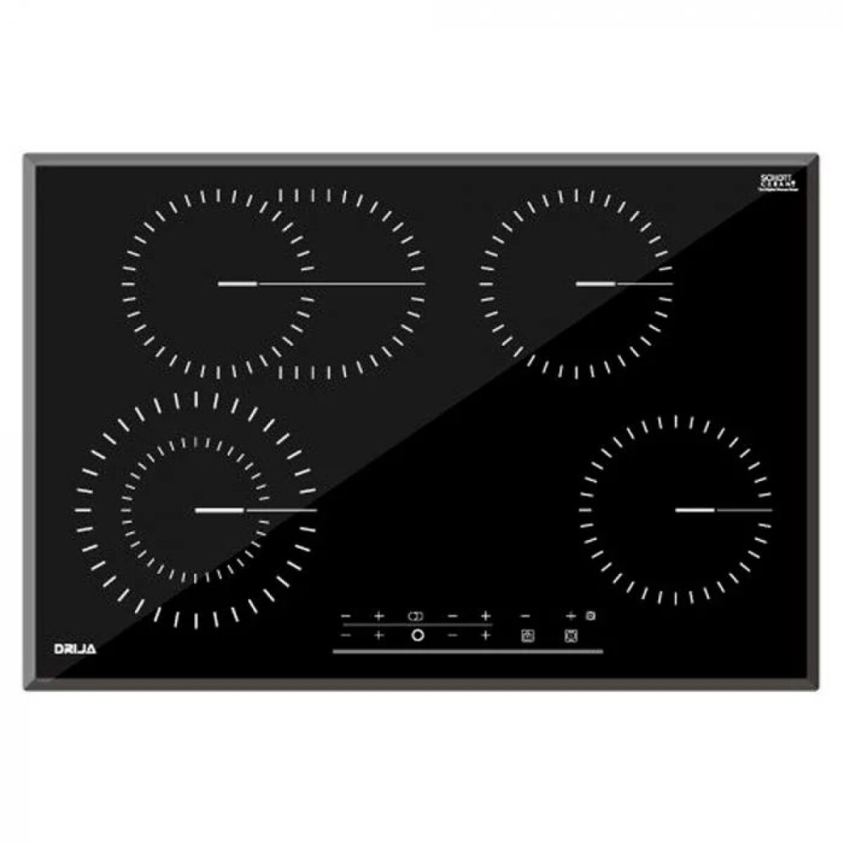ESTUFA EMPOTRABLE DRIJA, 30"-76CM, 4 QUEMADORES EGO, ELÉCTRICA 