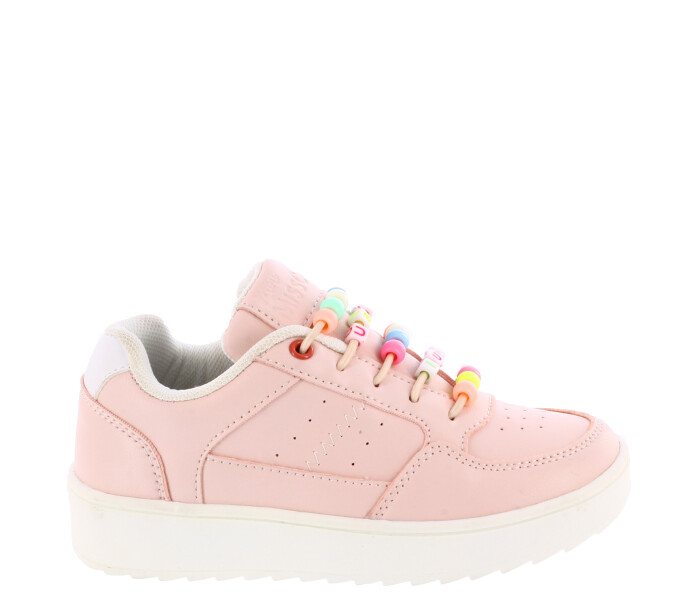 Deportivo PLAY con decoracion en cordones Pink