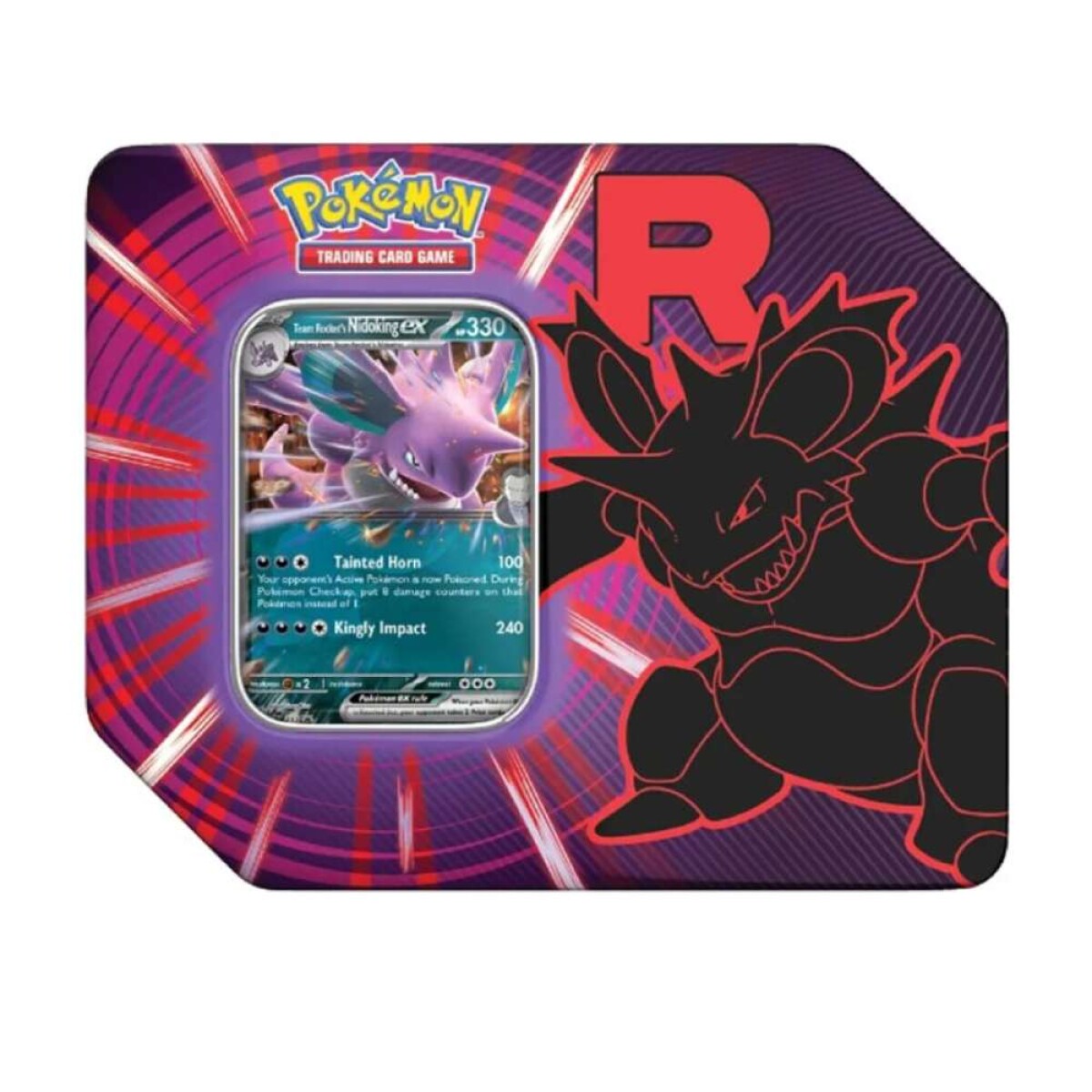 Pokemon Tin (Lata) - Team Rocket Nidoking Ex Ingles 