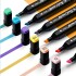 Set 48 Marcadores Resaltadores Doble Punta Touch + Estuche Variante Color Negro