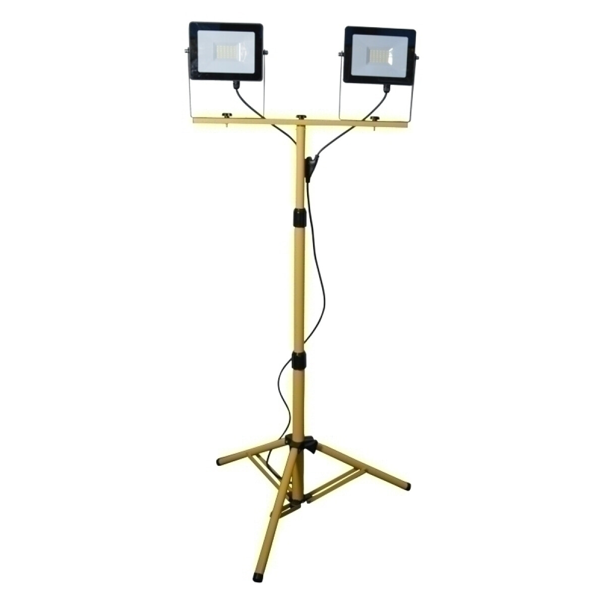 Dos proyectores LED c/trípode 50W exterior cálida - IX1595 