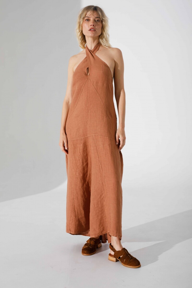 Vestido Colombia Camel