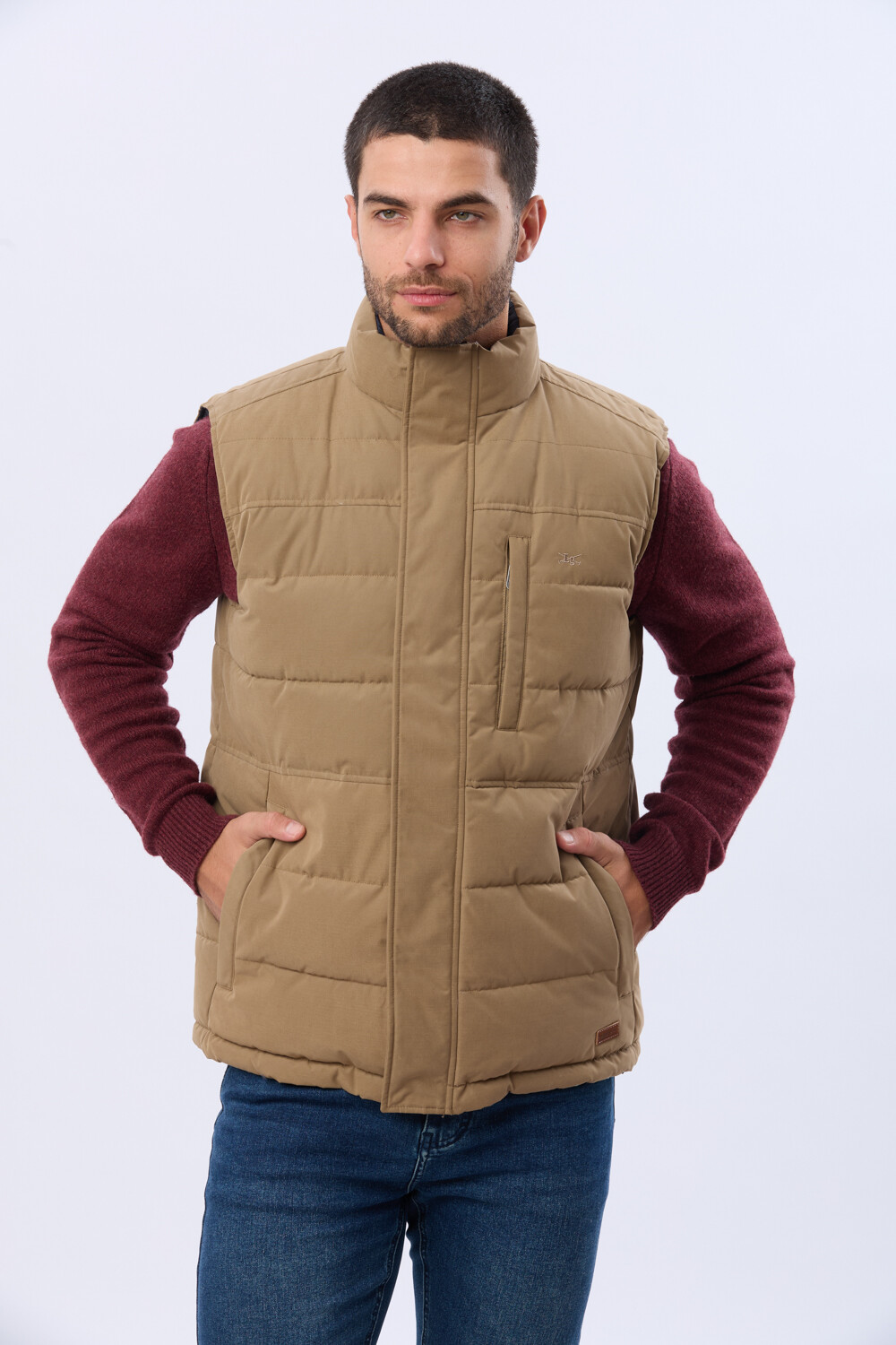 CHALECO REVERSIBLE CAPITONEADO Beige