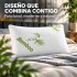 Almohada Viscoelástica con Funda de Bambú y Bolso de Transporte pack x4 Blanco 1