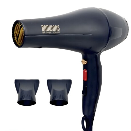 Secador de pelo frío/calor PRO Moser MS-7711 con 2 boquillas Negro