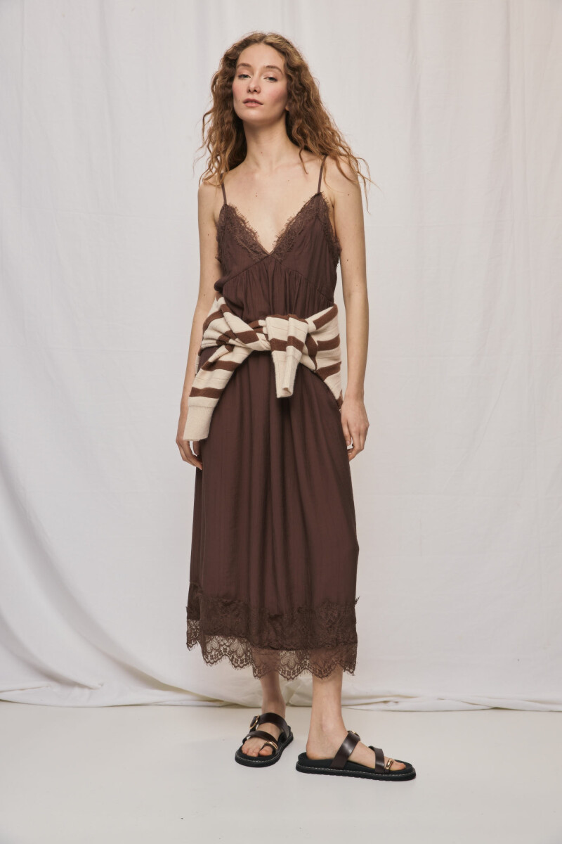 VESTIDO LOLA Chocolate