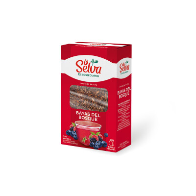 Te frutal bayas del bosque La Selva 80g Te Bayas Bosque La Selva 80g
