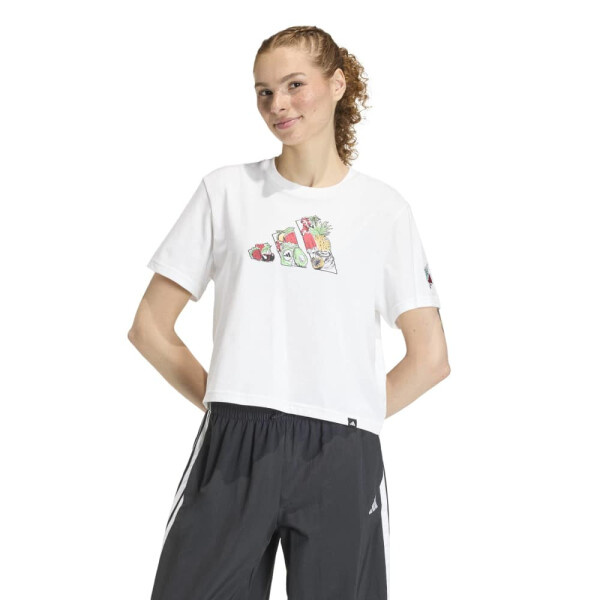 REMERA ADIDAS W FOOD CRO Mujer KA5073 Blanco