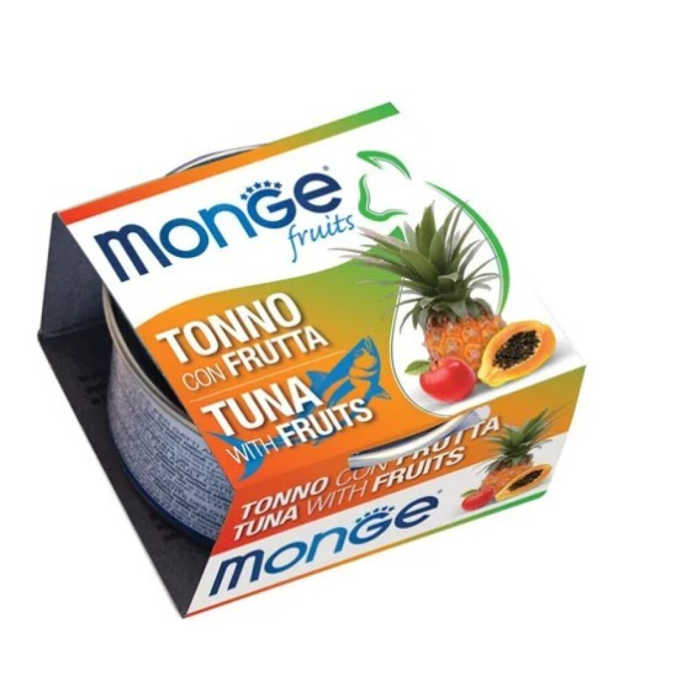 MONGE CAN TUNA W/FRUITS 80 GRS MONGE CAN TUNA W/FRUITS 80 GRS
