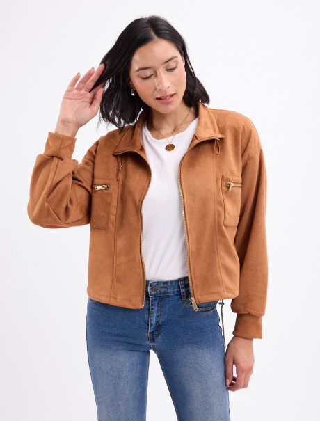 Campera bomber suede Vela Campera bomber suede Vela