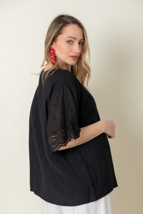 BLUSA GERBERA Negro