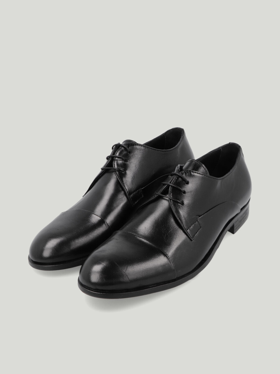 Zapato Italiano premium Acordonado - Negro 