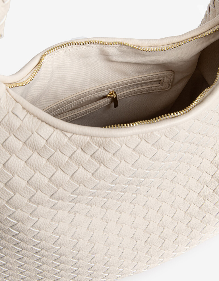 Saca Saca Trenzada Crudo - Blanco Crudo