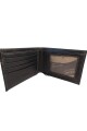 Billetera - Cuero Genuino con Tarjetero Extraíble Negro