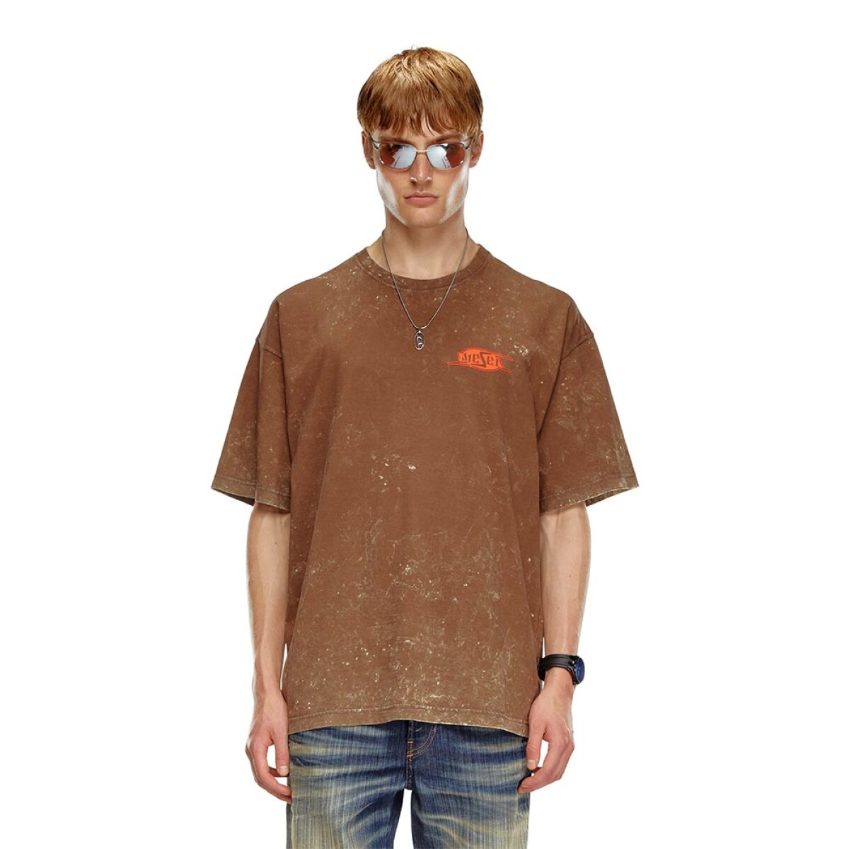 Polo Diesel T-Boxt-Q8 Hombre - Brown 