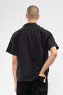 CAMP-COLLAR BOXY SHIRT Black