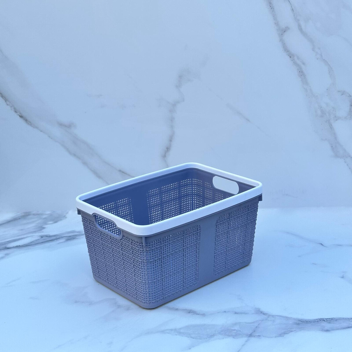 Canasto Organizador Polipropileno Alto 14cm x Ancho 19cm x Largo 26cm 