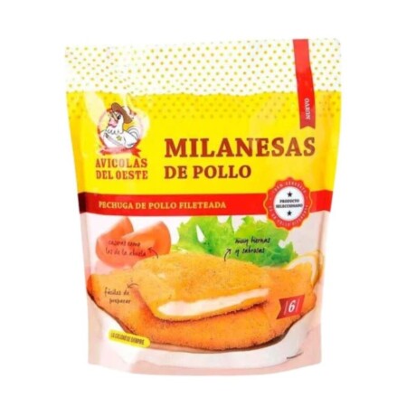 Milanesa de pollo Avícolas del Oeste - 600 gr 001