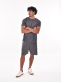 REMERA NIKOLAOS GRIS