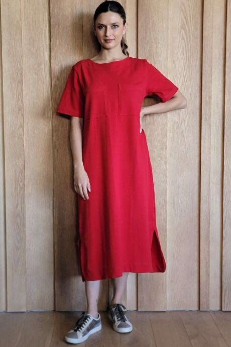 Vestido Arrecife Cotton rojo
