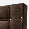 Respaldo De Sommier Ltc Relleno Con Guata Forrado En Suede Marron Respaldo De Sommier Ltc Relleno Con Guata Forrado En Suede Marron