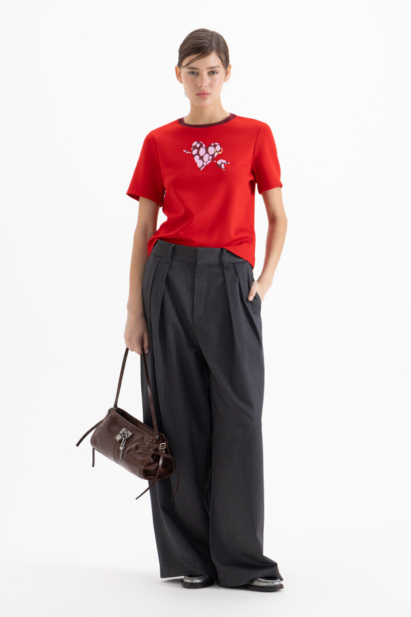 REMERA MARGARITA Rojo