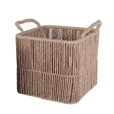Cesto 31X31X27Cm Ratan Natural