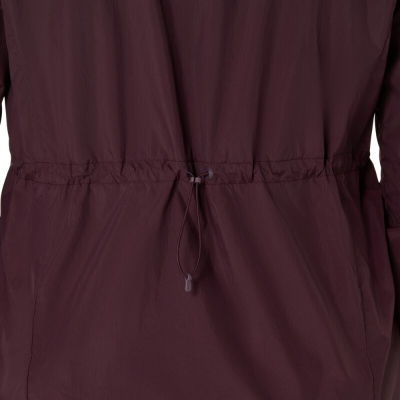 Casacas Running Road Packable Jacket Mujer Dark Currant